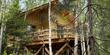 LES CABANES DU LAC DE PIERRE PERCÉE - LA CABANE JULES VERNE
