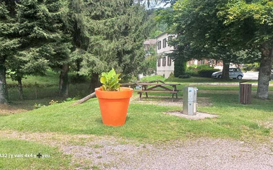 Aire de services pour camping-cars