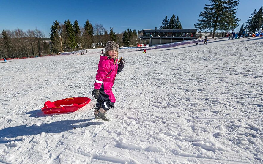 Sledging at Champ du Feu