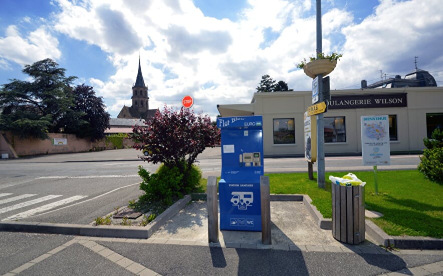 Aire de service pour camping car