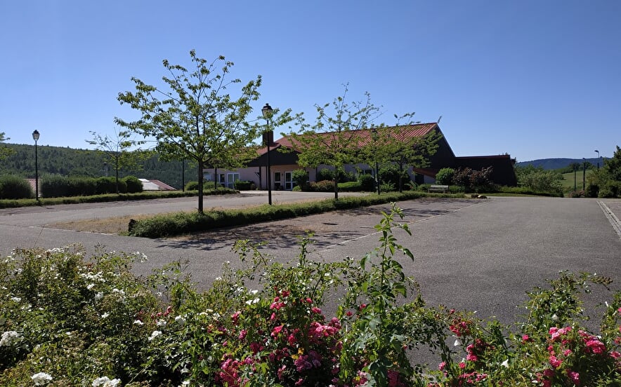 Parkeerterrein voor kampeer wagen