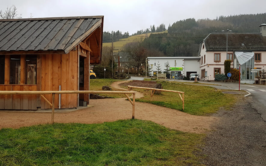 Aire de stationnement pour camping-car