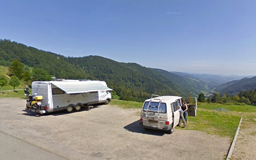 Aire de stationnement pour camping-car