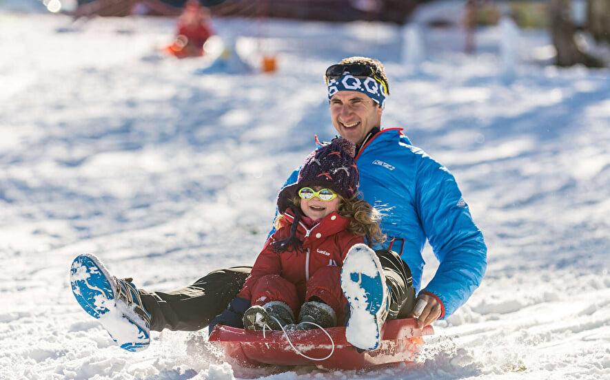 Tubing et luge tractée au Champ du Feu